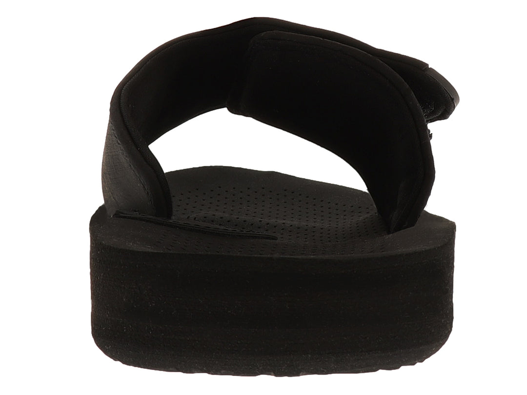 Sandalia Cobian AVS19 para hombre en color negro con correa ancha y suela ergonómica.