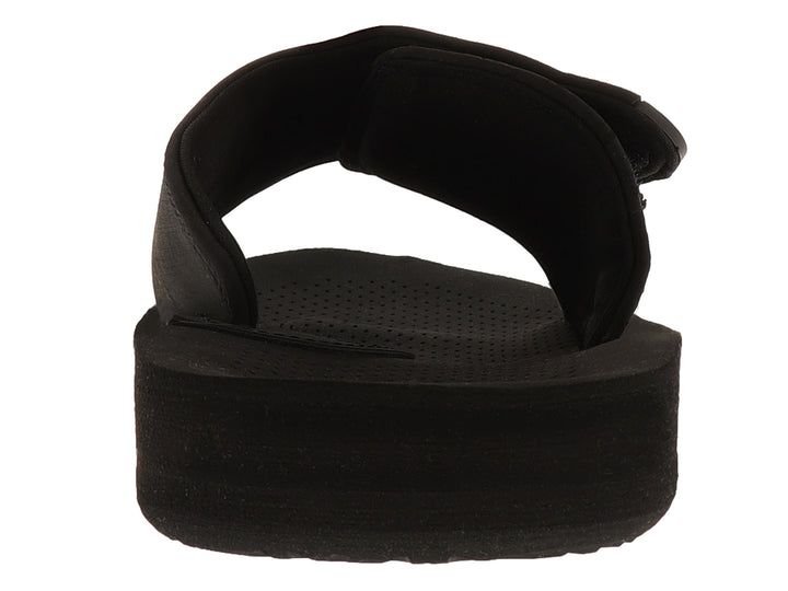 Sandalia Cobian AVS19 para hombre en color negro con correa ancha y suela ergonómica.