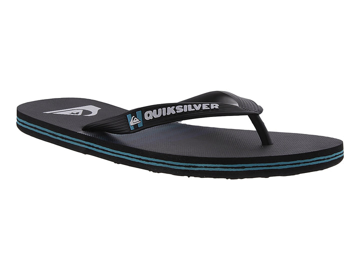 Sandalias Quiksilver Molokai Negro y Azul para Hombre