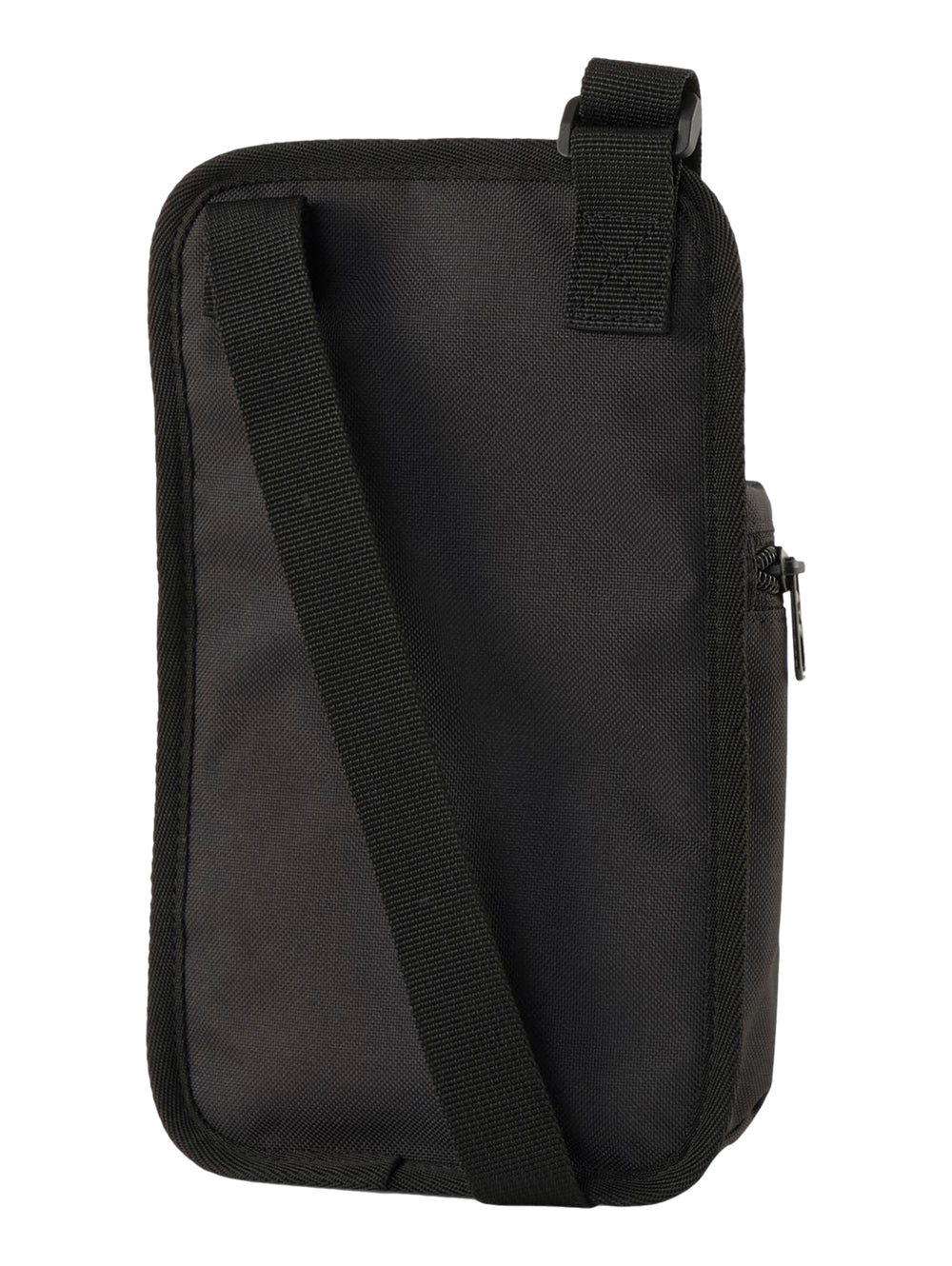 Bolso portable PUMA Academy color negro con correa ajustable y múltiples compartimentos con cierre.