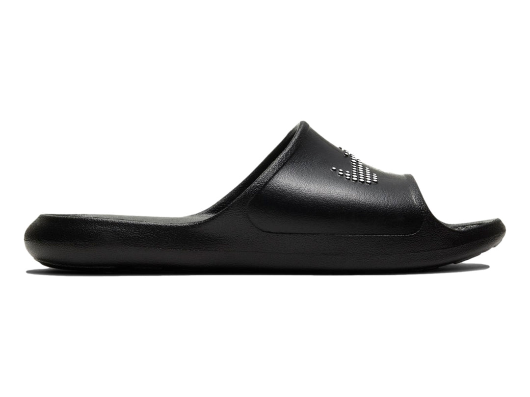 Sandalia Nike Victori One Shower Slide para mujer en color negro.