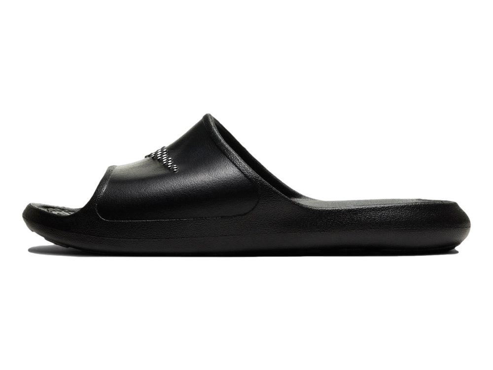 Sandalia Nike Victori One Shower Slide para mujer en color negro.