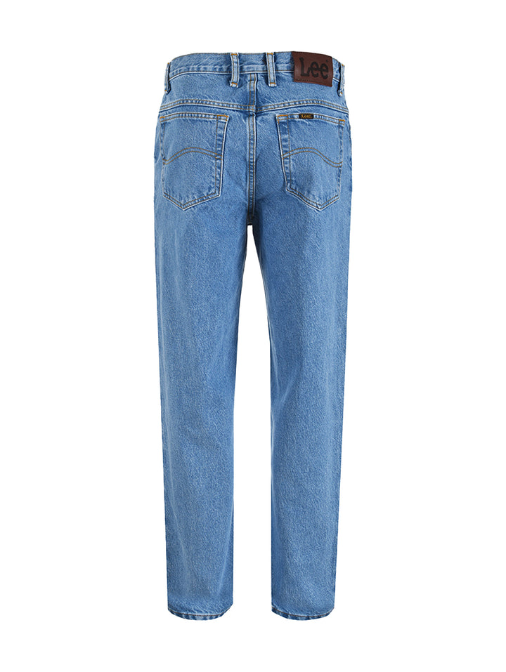 Pantalones jeans LEE para hombre en color azul índigo, corte recto.