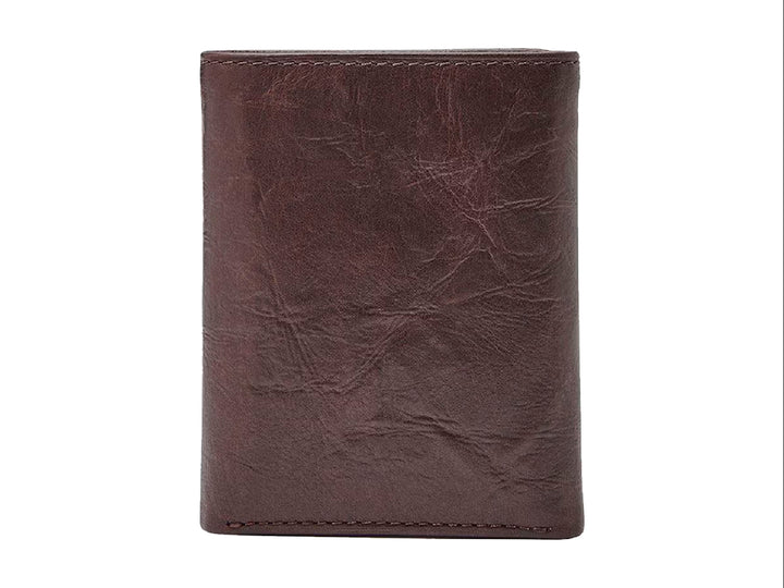 Cartera Fossil de Cuero Café para Hombre