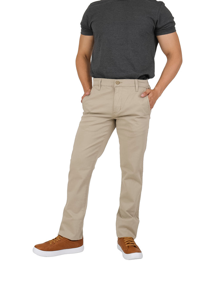 Pantalón de Gabardina OGGI Chinos 900 Movin Color Khaki