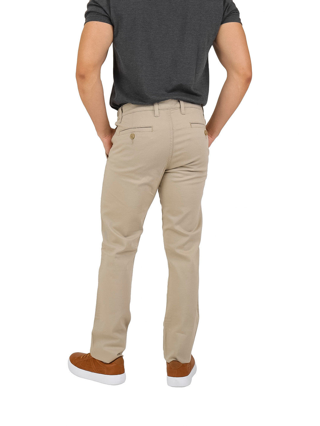 Pantalón de Gabardina OGGI Chinos 900 Movin Color Khaki