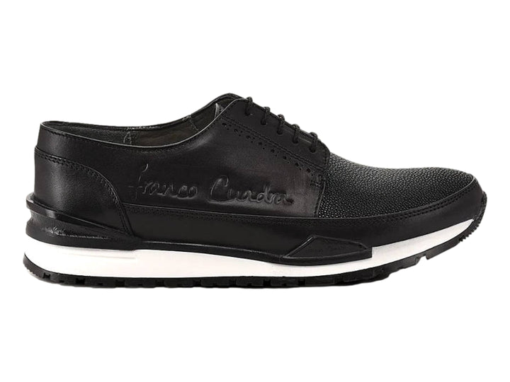 Tenis Cuadra de Mantarraya Negro para Hombre