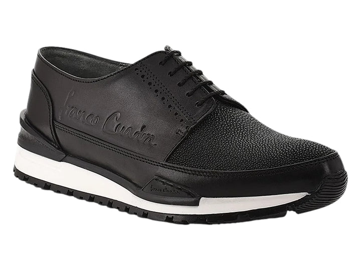 Tenis Cuadra de Mantarraya Negro para Hombre