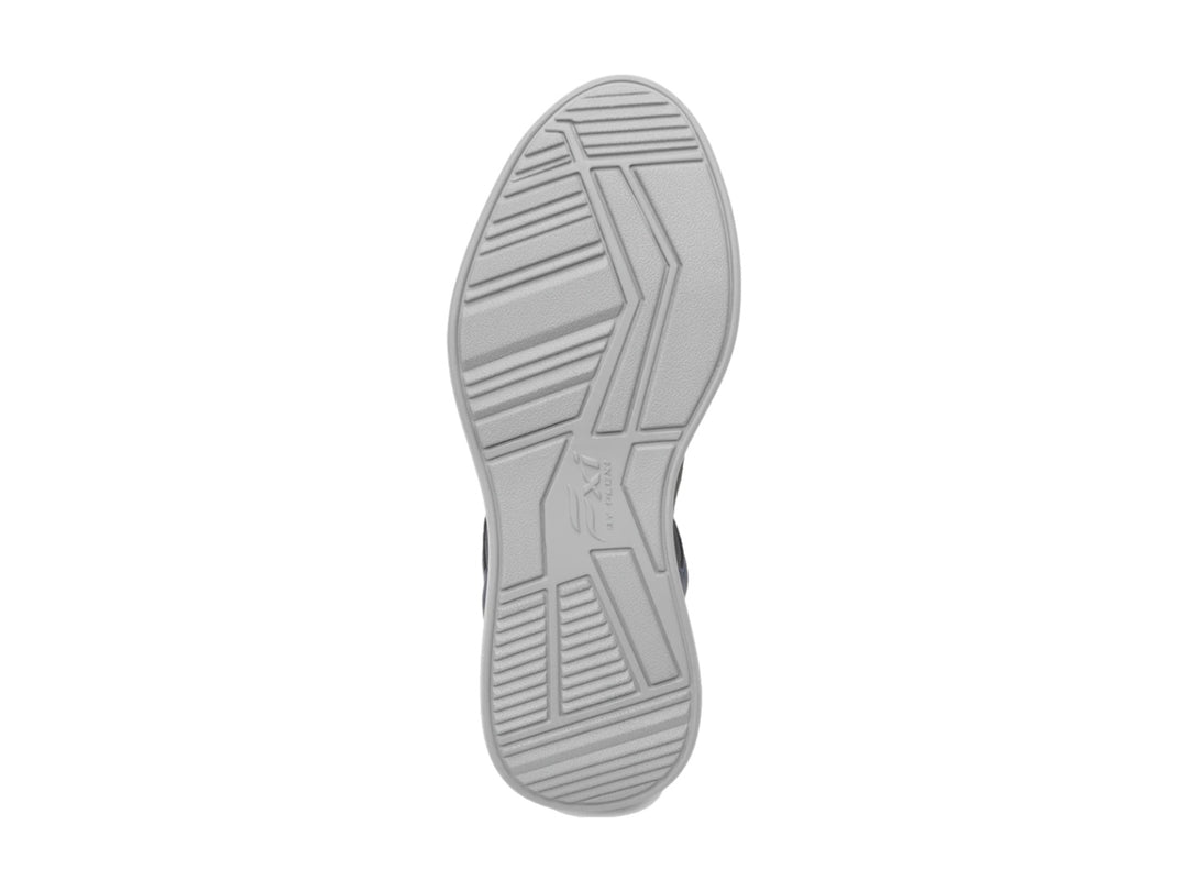 Tenis Flexi Forseti para hombre en color azul con suela blanca y detalles en gamuza.
