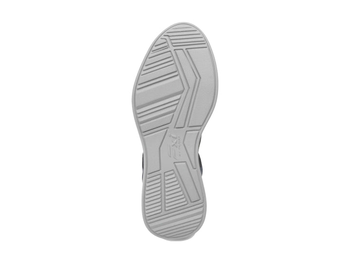 Tenis Flexi Forseti para hombre en color azul con suela blanca y detalles en gamuza.