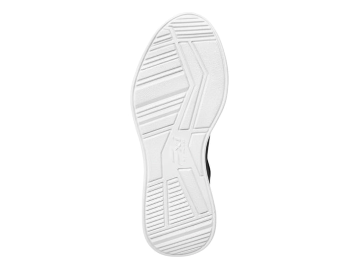 Tenis Flexi Forseti para hombre en color negro con suela blanca y detalles de malla.
