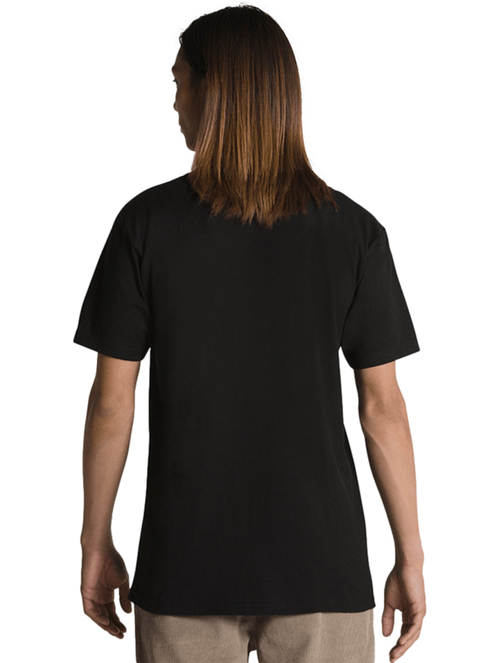 Playera Vans Classic Negro con Logo Rojo