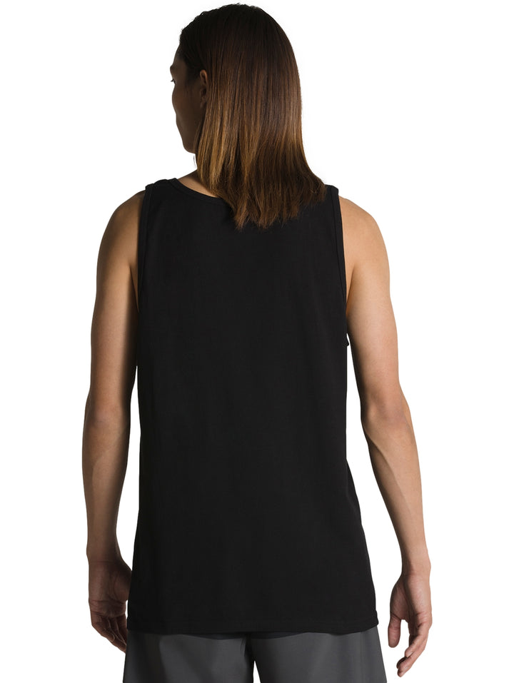 Playera sin Mangas Vans Classic Tank Negro y Blanco