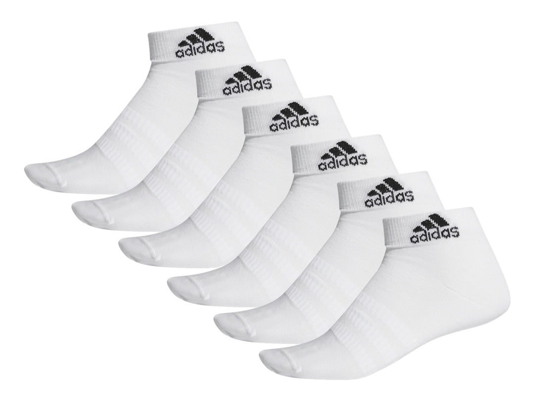 Calcetines Adidas Light Ank Blancos Pack 6 Pares