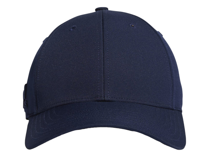 Gorra deportiva Adidas de color azul marino con visera curva.