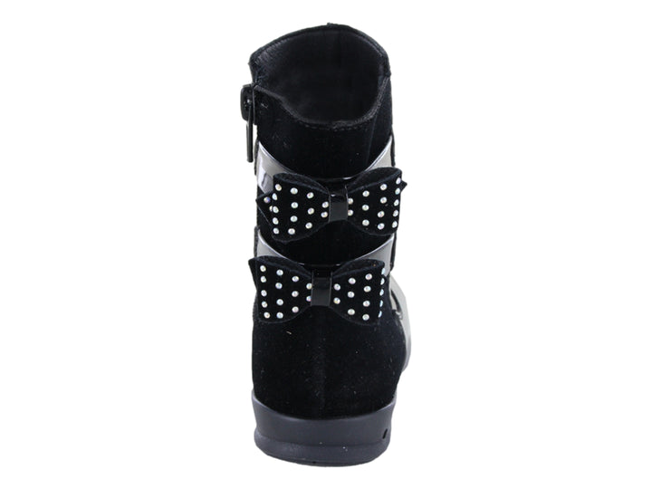 Botas Coqueta Negro Charol para Niña