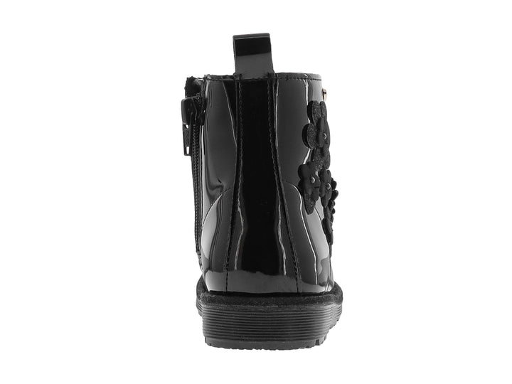 Botas Coqueta Charol Negro para Nina