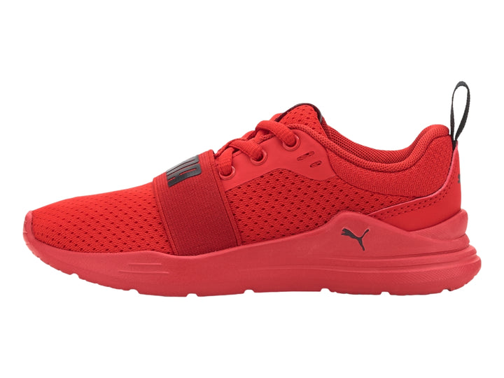 Tenis PUMA Wired Run Rojo para Nino