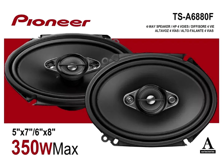 Bocinas Pioneer Negro 6.8 pulgadas