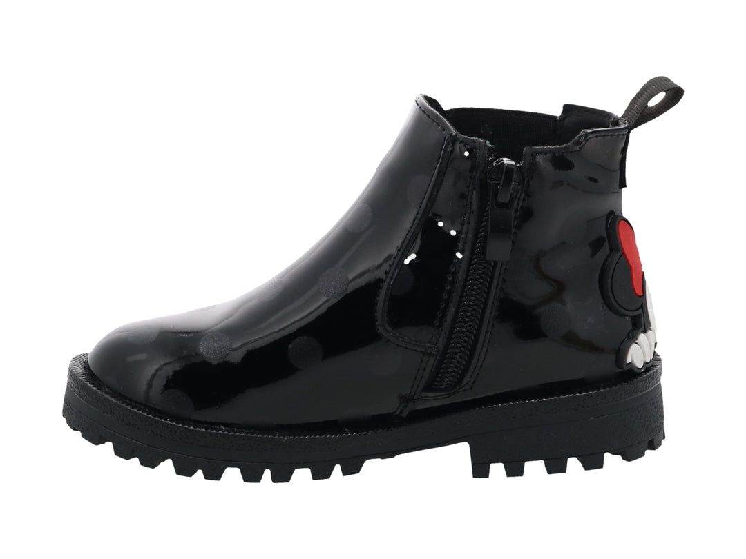 Botas Tropicana Charol Dots Negro para Niña