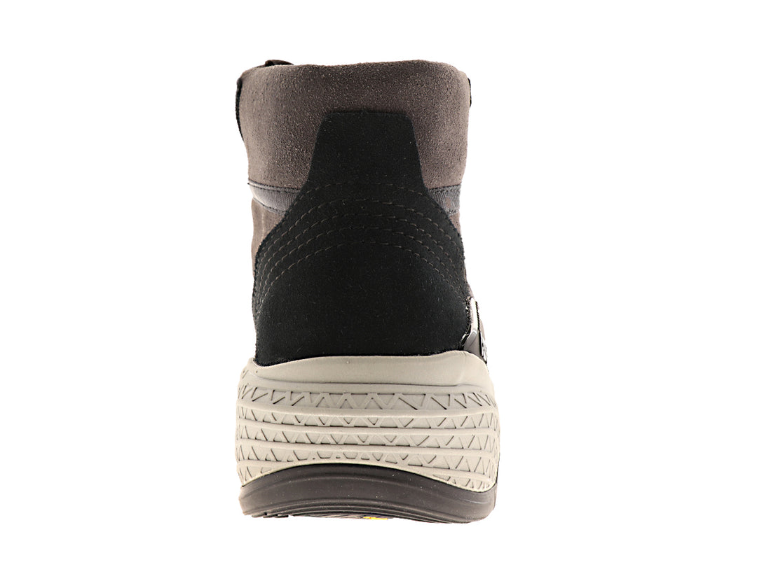 Botas Caterpillar Context Mid WP color Pavement para hombre, con diseño moderno y suela beige.