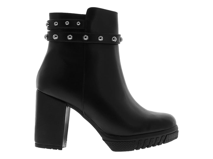Botines Luna Rosa Negro para Mujer