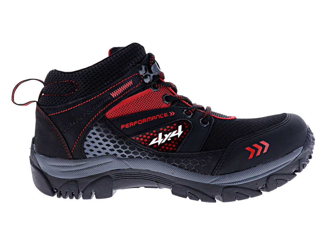 Botas 4X4 Negro con Rojo para Hombre