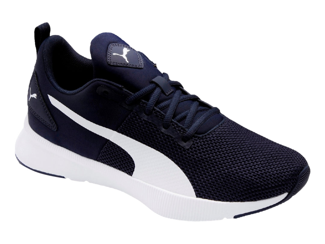 Tenis PUMA Flyer Runner Azul Marino y Blanco para Hombre