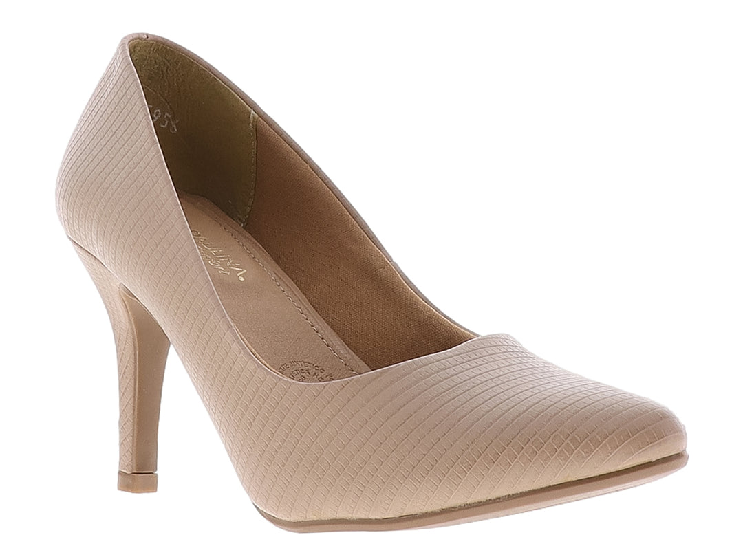 Zapatillas Stiletto Lady Paulina Color Arena para Mujer