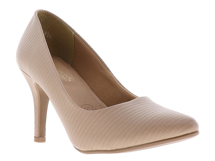 Zapatillas Stiletto Lady Paulina Color Arena para Mujer