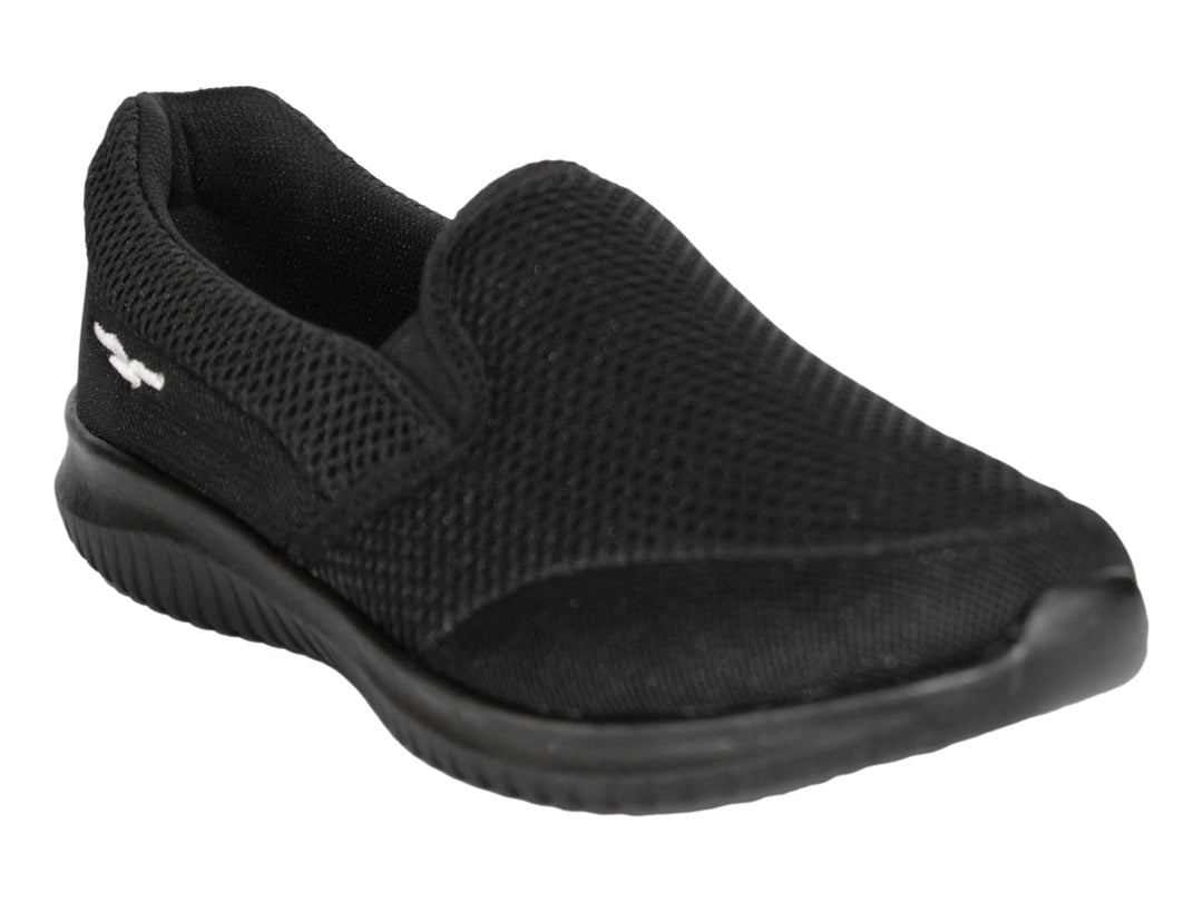 Tenis ALTERNO modelo 700 en color negro, estilo slip-on con tejido transpirable y suela cómoda.