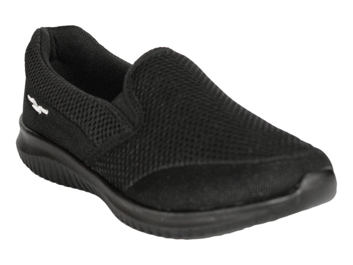 Tenis ALTERNO modelo 700 en color negro, estilo slip-on con tejido transpirable y suela cómoda.