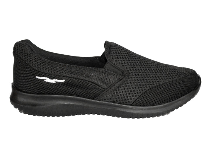 Tenis ALTERNO modelo 700 en color negro, estilo slip-on con tejido transpirable y suela cómoda.