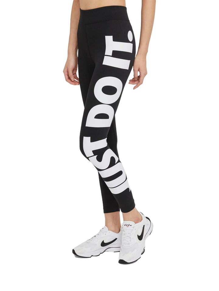 Mallas deportivas Nike color negro con texto blanco &