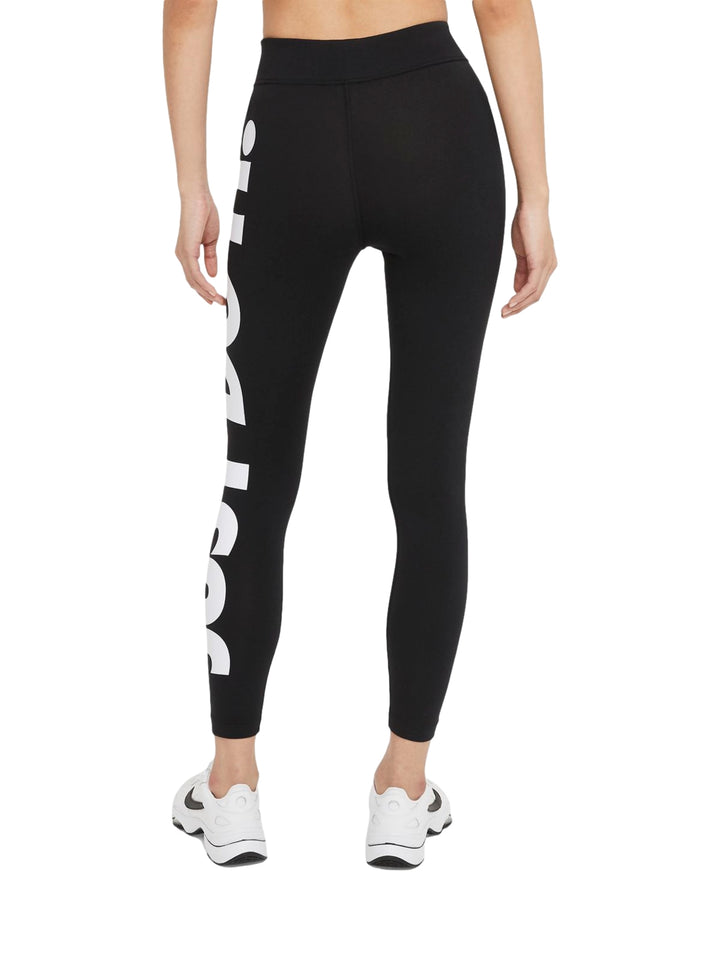 Mallas deportivas Nike color negro con texto blanco &