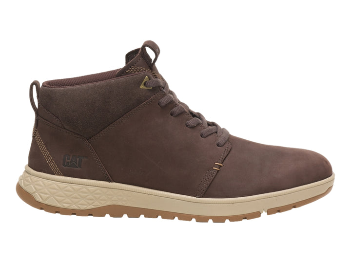 Botas Caterpillar Zeke para hombre en color café con suela beige y acabado mate.