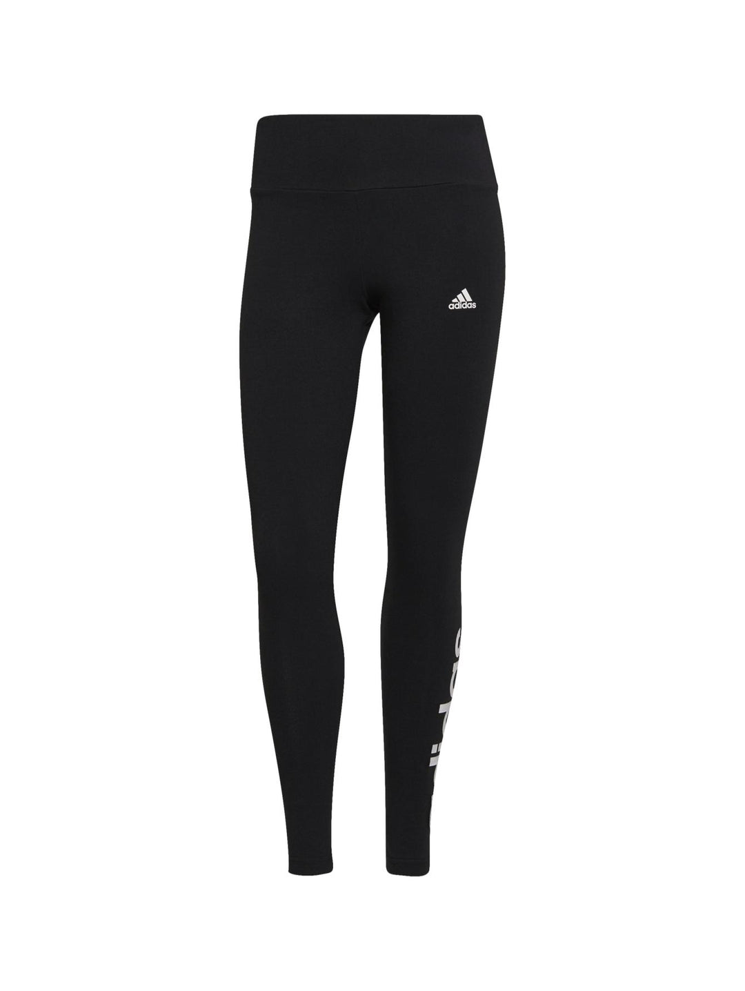 Mallas Adidas W Lin Leg Negro con Blanco