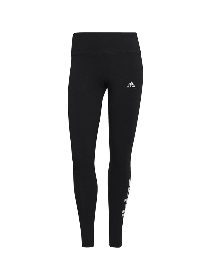 Mallas Adidas W Lin Leg Negro con Blanco