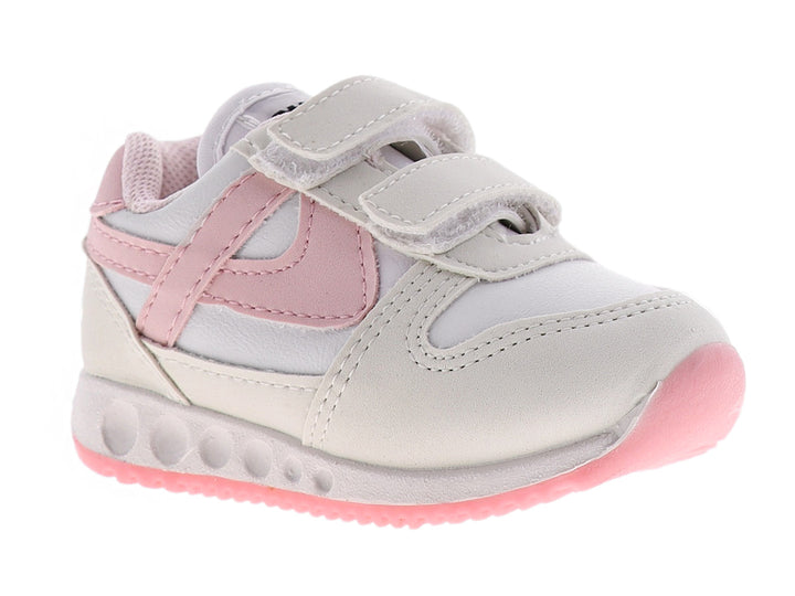 Tenis Panam Blanco y Rosa para Niña