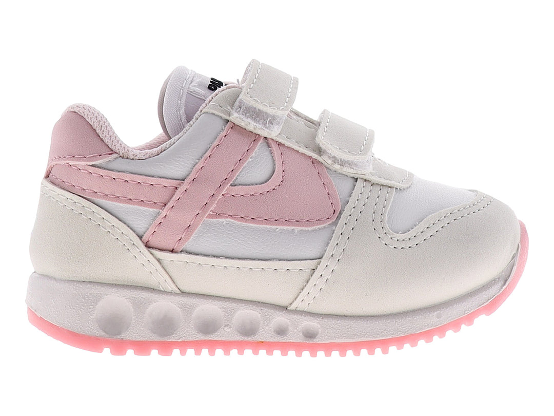 Tenis Panam Blanco y Rosa para Niña
