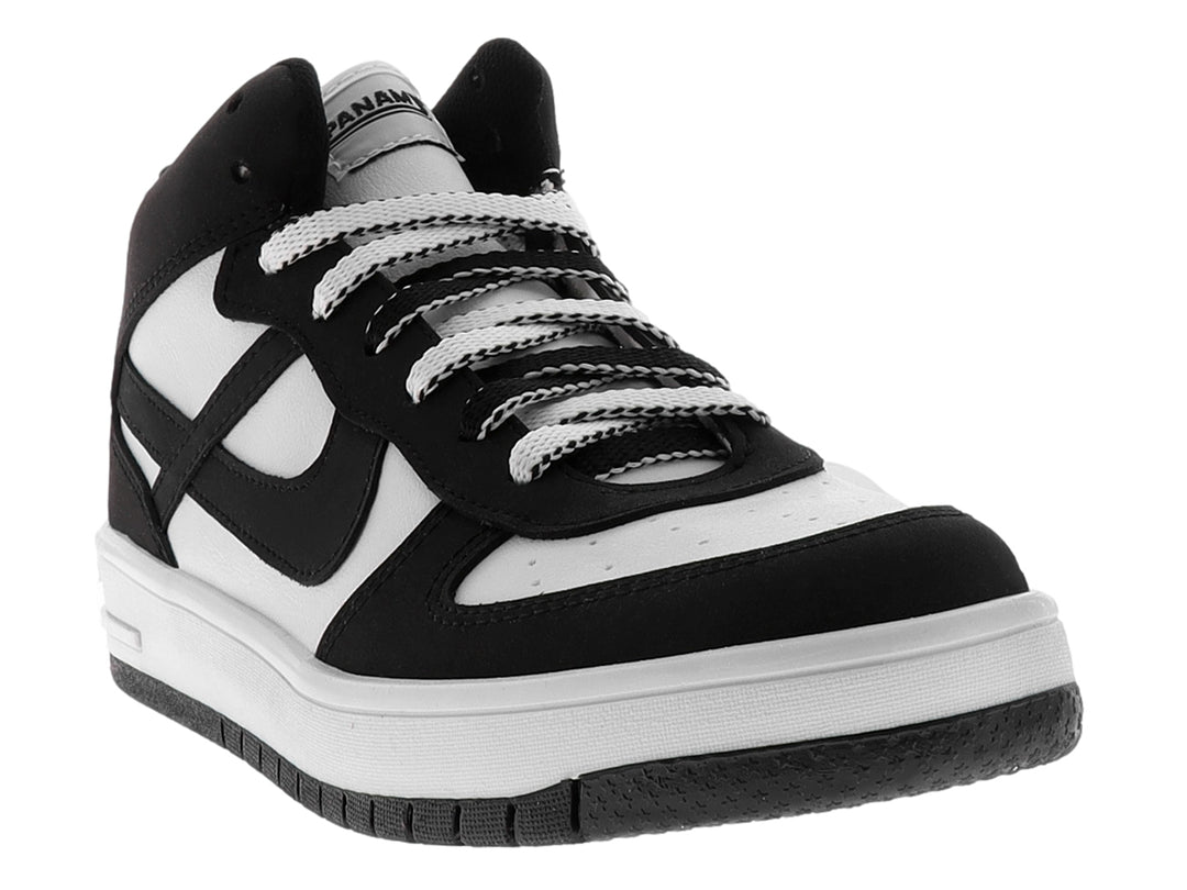 Tenis Panam Negro Blanco para Nino