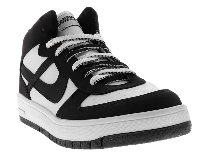 Tenis Panam Negro Blanco para Nino