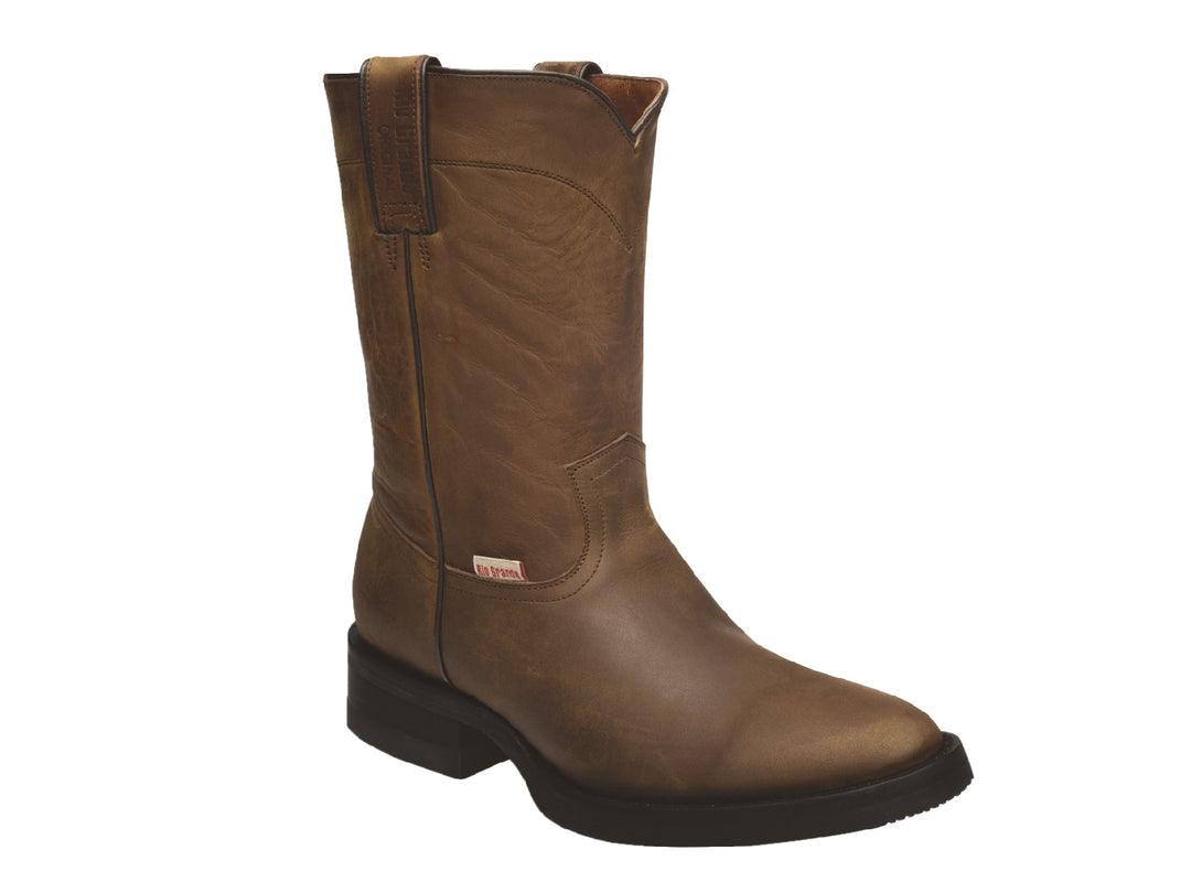 Botas Rio Grande H-105 para hombre en color marrón Crazy Tan con suela negra.