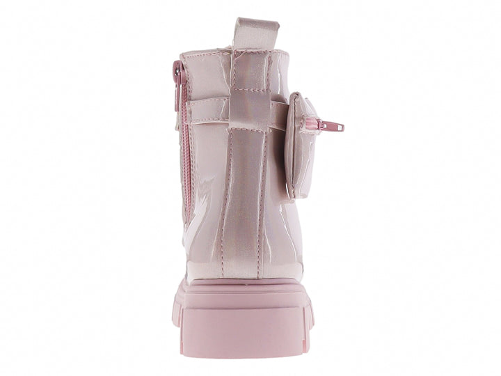 Botas Miroslava Rosa Pastel de Charol para Nina
