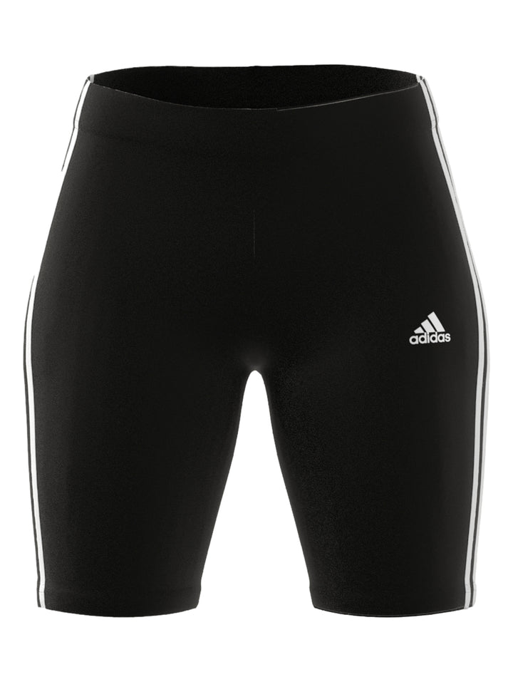 Short Adidas 3 Franjas Negro y Blanco para Mujer
