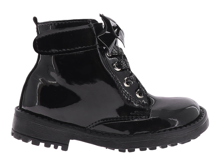 Botas Divitas Charol Negro para Niña