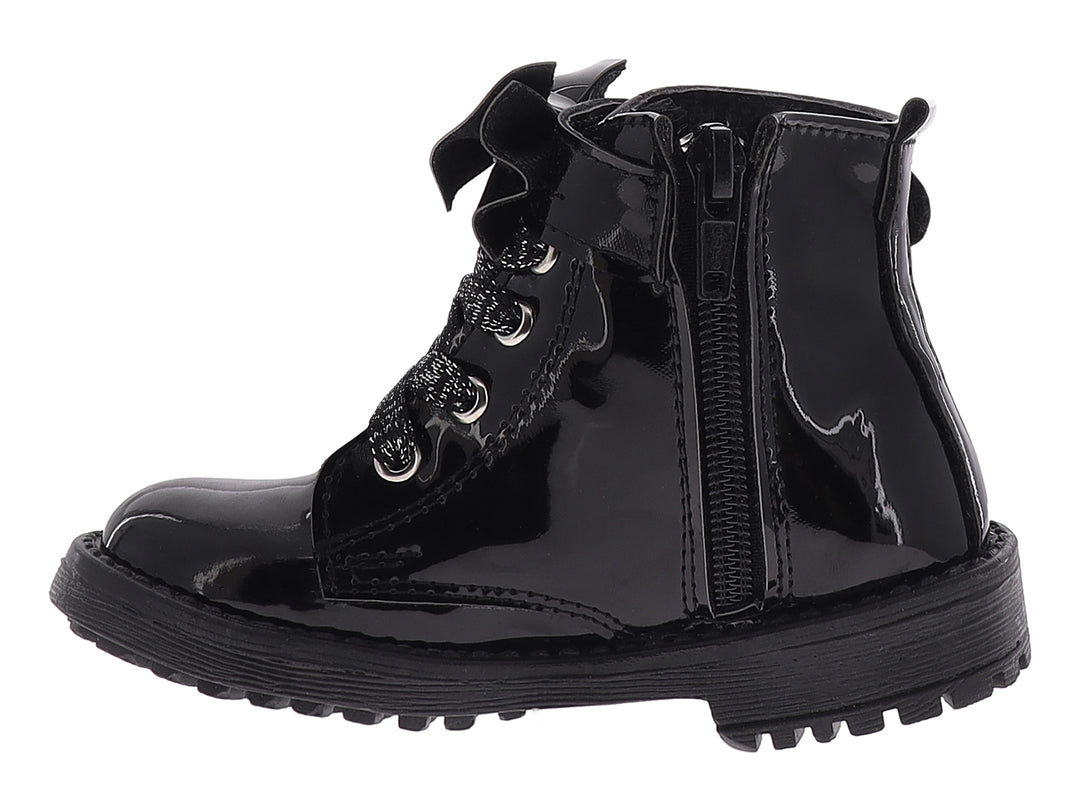 Botas Divitas Charol Negro para Niña
