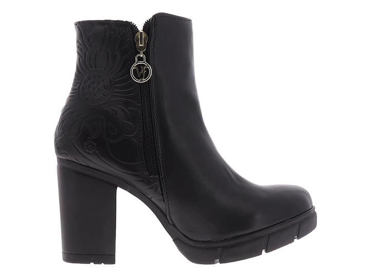 Botines VIFRA Cleveland Floral Negro para Mujer