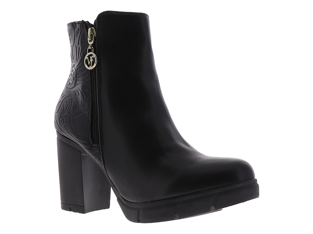 Botines VIFRA Cleveland Floral Negro para Mujer