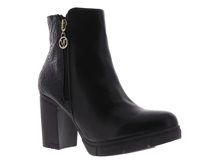 Botines VIFRA Cleveland Floral Negro para Mujer